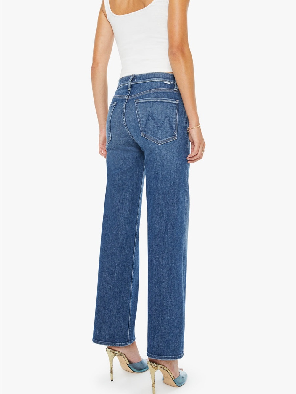 MOTHER Mid Rise Rambler Jeans - Picture 2 of 8